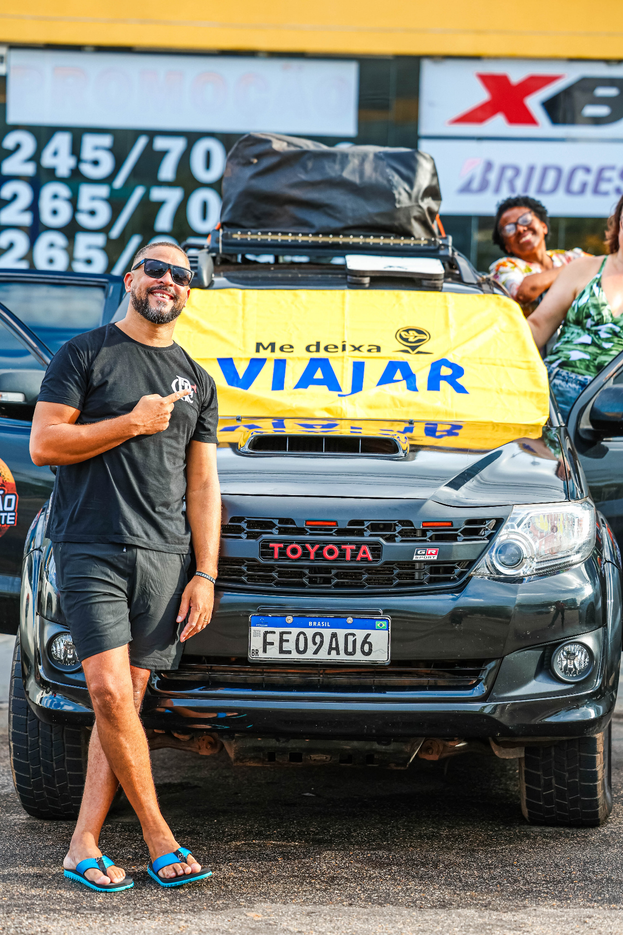Veículos preparados da Me Deixa Viajar para a expedição no Jalapão